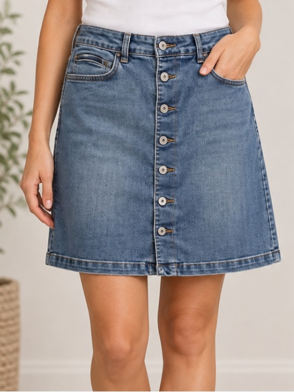 INC Denim Skirt